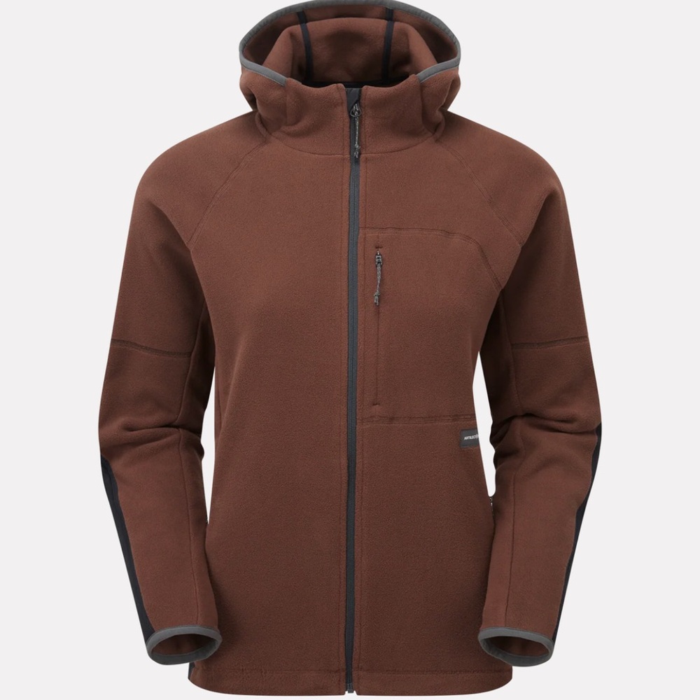 Artilect Hoody Womens Supermoon Bio Fleece 222W228 in Amaranth/Black Size L